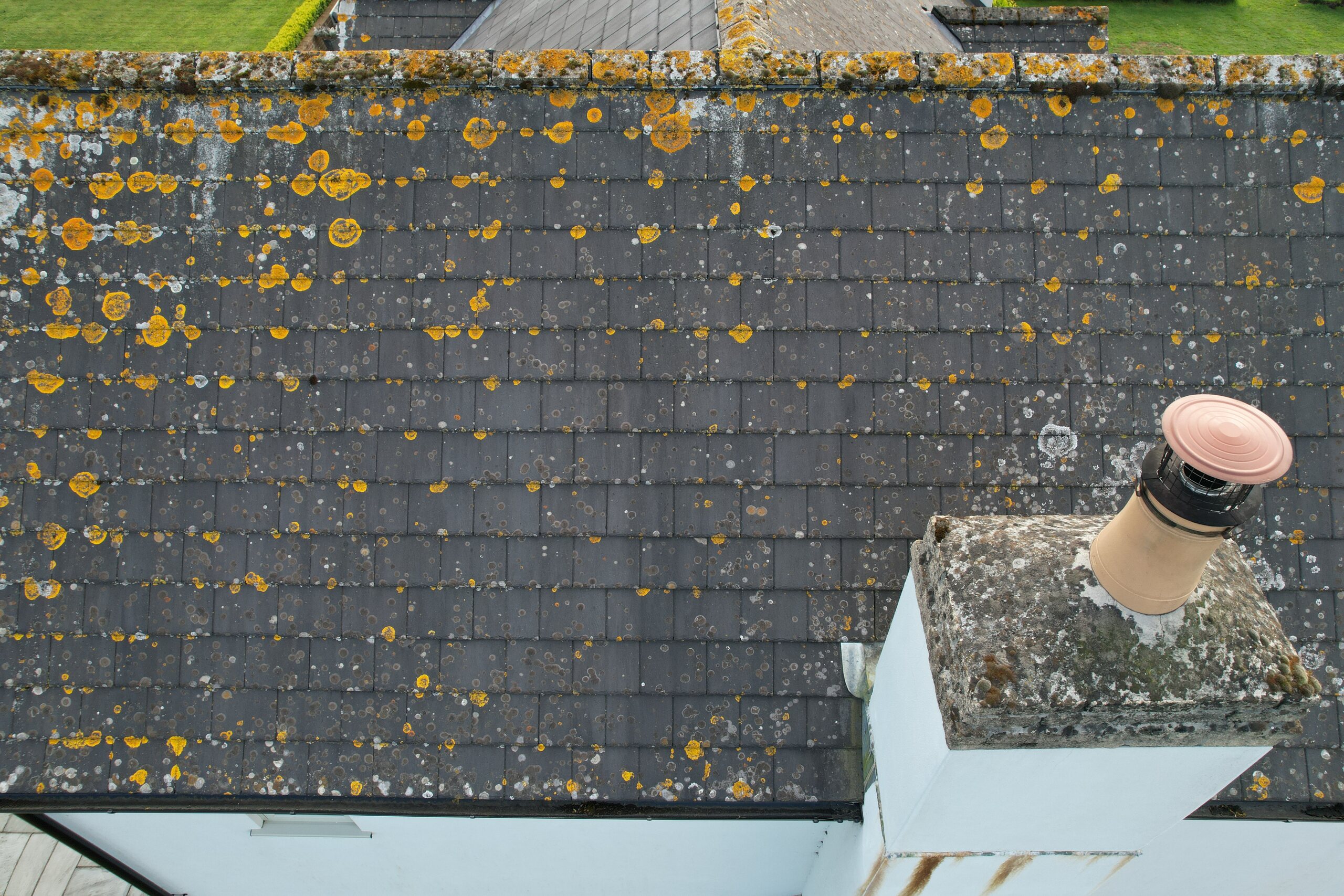 Roof survey chimney overview